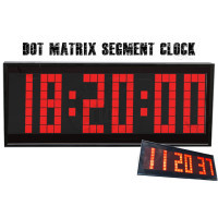 Dot Matrix Segment LED Digital Alarm Clock