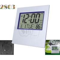 2803 digital clock with calendar and thermometer