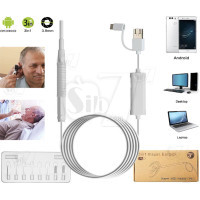 اتوسکوپ دوربین داخل گوش آندرویدی کامپیوتری