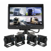 4 Channel DVR Backup Camera Kit with 7 inch Monitor and 4 Camera