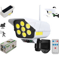 CL-977T 200W Bullet Camera shape Solar LED Light with Motion Sensor and Remote Control