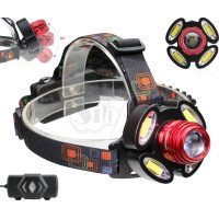 K5 Rechargeable 4+1 headlamp LED rechargeable headlight