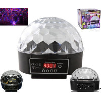 Digital RGB LED Crystal Magic Ball DMX Effect Stage Light