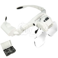 ذره ‌بین عینکی 5 لنز مدل 9898.7(RD)