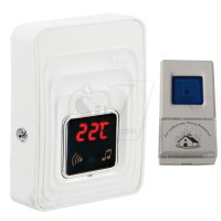 زنگ اخبار بیسیم مدل D17 دارای دماسنج دیجیتالی