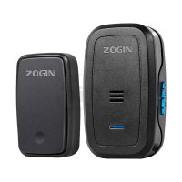 زنگ اخبار وایرلس N24 مشکی با شستی خودشارژ