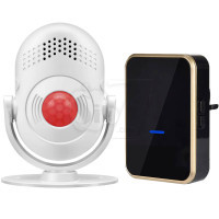 چشمی هشدار ورود با بخش زنگ مجزا طلایی مدل GY08/193-BG