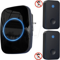 زنگ اخبار بیسیم مدل ML003 دو شاستی خودشارژ