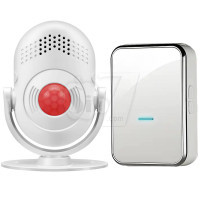 چشمی هشدار ورود با بخش زنگ مجزا سفید مدل GY08/193-WW