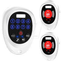 زنگ احضار و پیجر همراه وایرلس مدل CC07 با 2 شستی