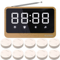 Callovo Wireless Nurse Call System Caregiver Pager with 10 Wireless Call Buttons