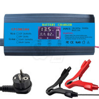 SR150W 12 and 24 Volt Li-ion and Lead Acid Smart Battery Charger with Adjustable Current