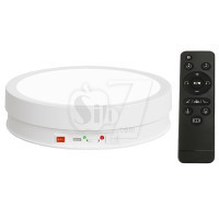 ASW-22(FG)-A 22cm full screen luminous Turntable Color Light 360 Degree Rotating Display Stand with Remote Control