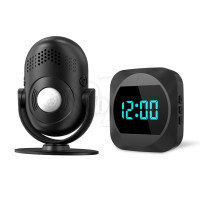 GY08/195-BB Split Type Guest Alarm and Welcome Reminder and Anti Theft Warning Recording and Broadcasting PIR Motion Sensor Human Body Sensing Doorbell and Door Chime with Wireless Bell