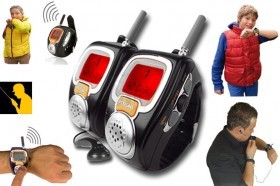 Freetalker RD-008 Walkie Talkie Wrist Watch Style , Built-in Microphone , LCD Display , One Pair
