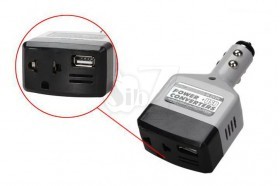 CH011B DC 12V/24V to AC 220V Power Converters and Car Cigarette Lighter Inverter Adapter With USB Port