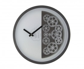 Mktime  HY-G055-B Modern fashion  3D art luxury Metal Wall Gear Clock