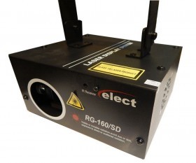 ELECT RG-160/SD Text and Animation Laser Display system Stage Lighting Projector Support TF card