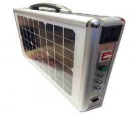 Ultra Thin suitcase shape 15W Portable Solar Power System