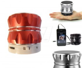 YSE Metal Alloy Mini Bluetooth Speaker with TF Card slot and Microphone