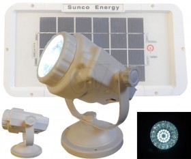 SUNCO SL-200 Concept Solar Powered Versatile 24 LED Spot light