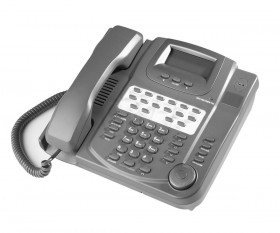 Telefonica EP4302 Caller ID 4 Line Desktop Telephone Expandable to 16 Phones with Big LCD Screen