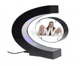 C Shape Magnetic floating and levitating photo frame