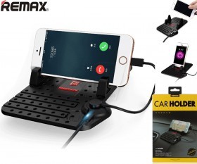 Remax SuperFlexible Car Holder with USB Charger