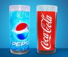 Beautiful hot selling coca cola glass cup shape speakers 
