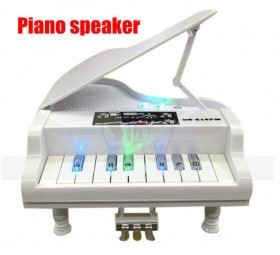 اسپیکر پخش موسیقی فلش خور فانتزی طرح پیانو مدل 215