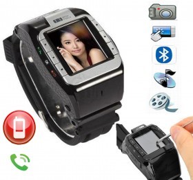 Touch Screen Wrist Watch Mobile Phone N388 + Camera + MP3/MP4 + Radio FM