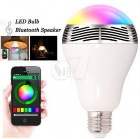 Bt6 Wireless Smart Multicolor LED Lamp and Bluetooth Speakers Melody Light Bulb