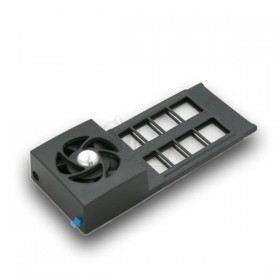 Compact USB Cooler Fan Card for Notebook PC Black