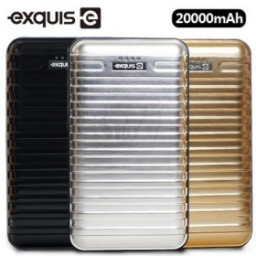 EXQUIS 20000mAh Power Bank and Portable Rechargeable Battery Pack Creative Series