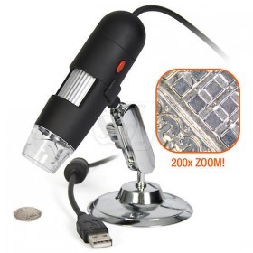 200X USB Digital Microscope with 8 LED light