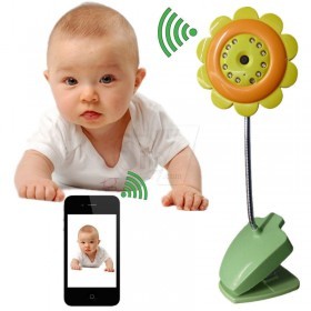 Macro See Sunflower MVB300-1 WIFI Camera and Baby Monitor with Night vision IR LEDs
