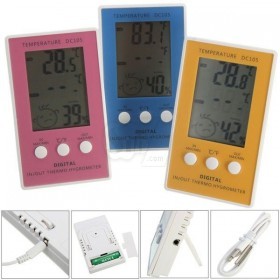 DC105 LCD Digital Indoor Outdoor Hygrometer Thermometer for Measure Humidity and Temperature