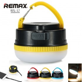 Remax RPL-17 Portable Outdoor LED Lighting and 3000mAh Power Bank