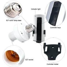 BSDE Smart Wireless Remote Control Light Lamp Bulb Holder Socket Switch