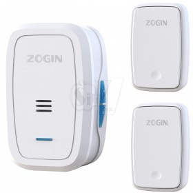 NN24W Dual Button wireless Digital Door Chime and Self Powered Smart Doorbell