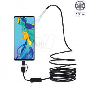 Inskam 107 3 in 1 Type-C USB Endoscope 5M Wire 3.9mm Probe Industrial Endoscopy Camera for Android Phone PC