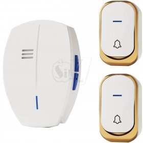 CC27-WW Wireless Digital Door Chime and Smart Doorbell