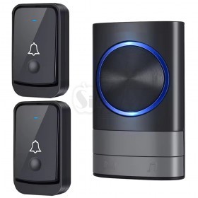 2Q189-BB Dual Button wireless Digital Door Chime and Smart Doorbell