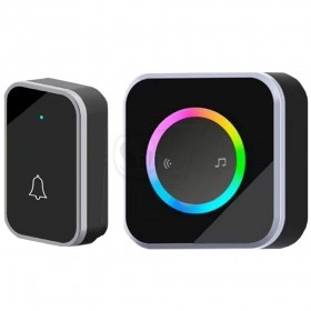 M488-BS wireless Digital Door Chime and Smart Doorbell with Colorful Flashing Light