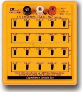 Capacitance Decade Box LUTRON CBOX-406