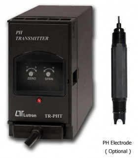 Transmitter Sensor LUTRON Meter/Tester 0-14 pH  LUTRON TR-PHT1A4 PH