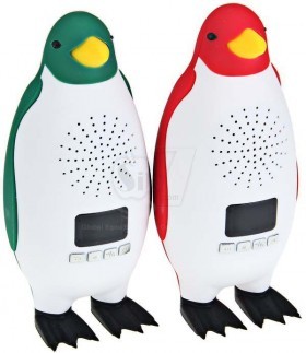 اسپیکر پخش موسیقی فلش خور فانتزی طرح پنگوئن مدل 019