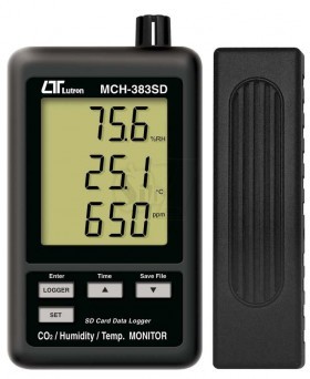 Humidity, Temperature & CO2 and SD Card real Time Data Logger MCH-383SD