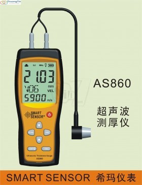 Ultrasonic steel aluminum plate thickness gauges Smart Sensor AS860