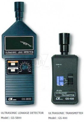 Ultrasonic Leak Leakage Detector Meter LUTRON GS-5800 + GS-400 Ultrasonic transmitter